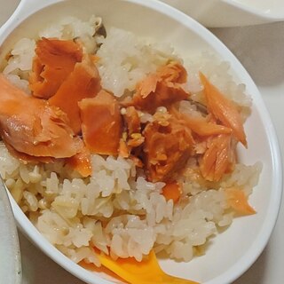 簡単西京漬け鮭の炊き込みご飯